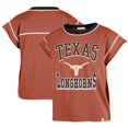 thumbnail image 1 of Women's '47 Texas Orange Texas Longhorns Sound Up Maya Cutoff T-Shirt, 1 of 3