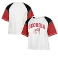 thumbnail image 1 of Women's '47 White Georgia Bulldogs Serenity Gia Cropped T-Shirt, 1 of 3