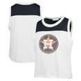 thumbnail image 1 of Women's '47 White Houston Astros Premier Zoey Waist Length Tank Top, 1 of 3