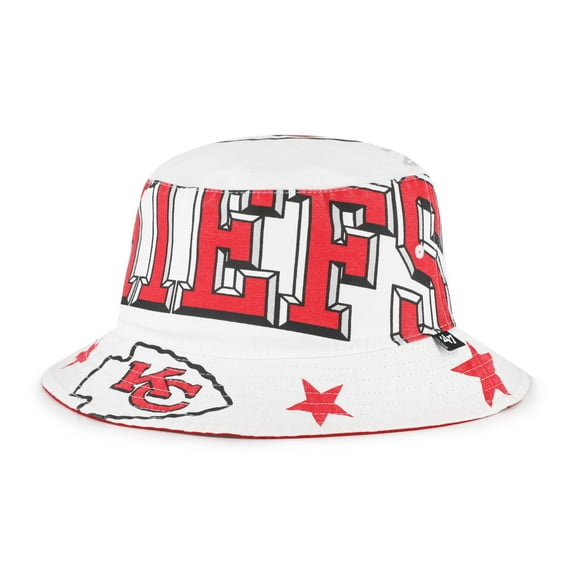 Women's '47 White Kansas City Chiefs Energize Bucket Hat