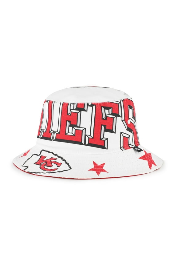 Women's '47 White Kansas City Chiefs Energize Bucket Hat