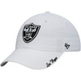 thumbnail image 1 of Women's '47 White Las Vegas Raiders Miata Clean Up Primary Adjustable Hat, 1 of 4