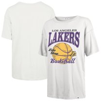 Women's-'47  White Los Angeles Lakers City Edition Down Court Sadie T-Shirt