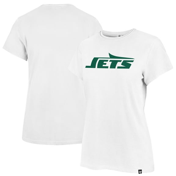 Women's '47 White New York Jets Premier Frankie T-Shirt
