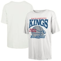 Women's-'47  White Sacramento Kings City Edition Down Court Sadie T-Shirt