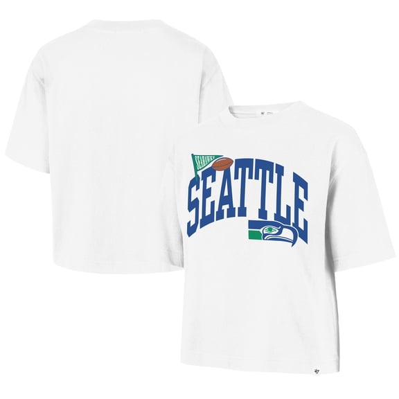 Women's '47  White Seattle Seahawks Reed City T-Shirt