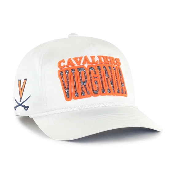 Women's '47 White Virginia Cavaliers Outspoken Hitch Adjustable Hat