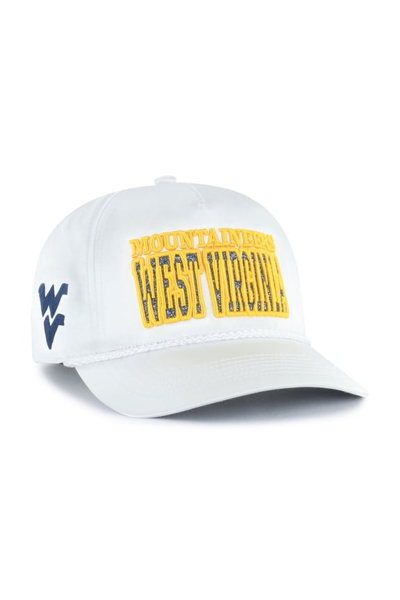 Women's '47 White West Virginia Mountaineers Outspoken Hitch Adjustable Hat