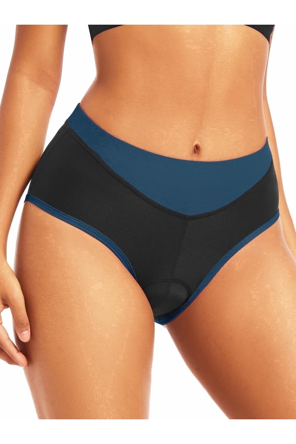 Women's 4D Padded Bike Underwear, Breathable Cycling Liner Shorts for Road & Mountain Biking
