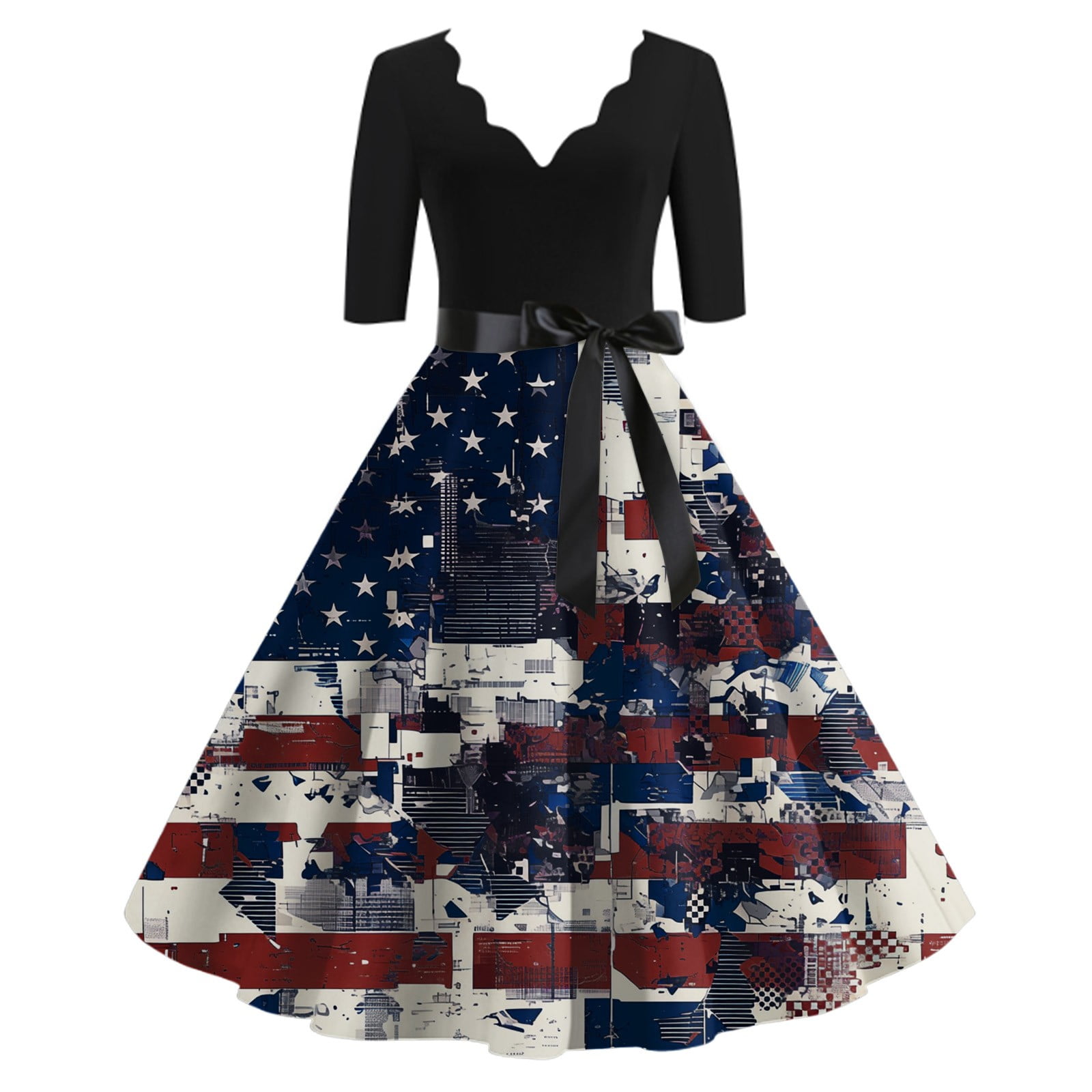 patriotic women's dress Uncle Sam Short Sleeve Dress, Golf Polo Dress, Patriotic Golf Dress, M friendly with no roughnesssay goodbye to stuffiness for ultimate all Women's Made in USA Patriotic