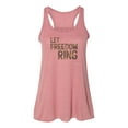 thumbnail image 1 of "Women's 4th Of July Racerback, Let Freedom Ring Camo, Soft Bella Canvas, 4th Of July Tank, Indedpendence Day, Camo Racerback, Labor Day Tank, Mauve Marble, MEDIUM", 1 of 1