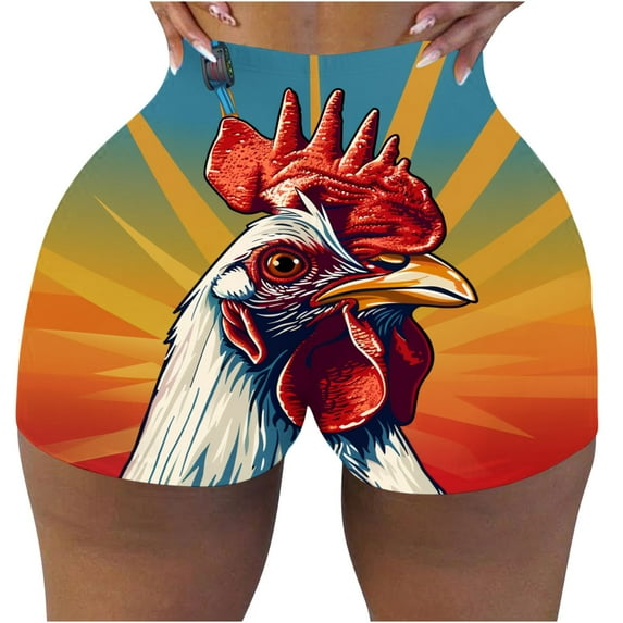 Women's 4th of July Shorts Summer Beach Short Pants Butt Lifting Swim Short Stars Printed Bottoms Slim Fitted Swimwear Sexy Stripeed Short Pant Stretch Sport Pants Memorial Day Clothing