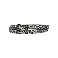 thumbnail image 1 of Women's 5/8" Faux Leopard Animal Fur Skinny Non Leather Belt, 1 of 2