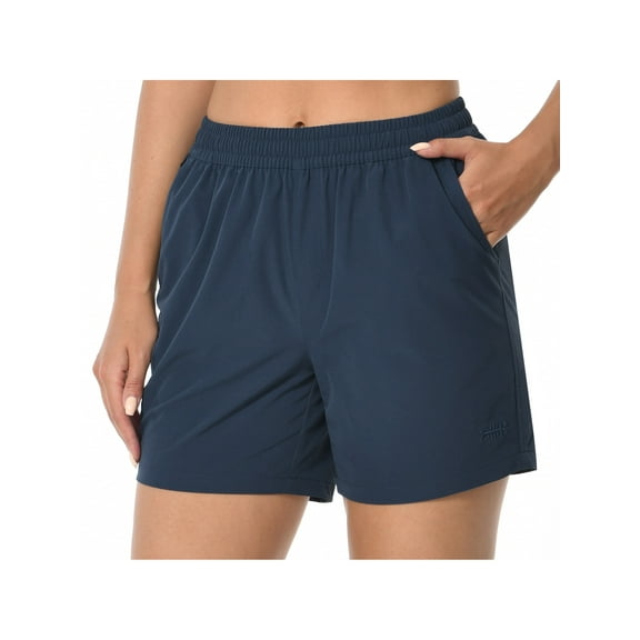 Women’s 5” Fishing Hiking Quick Dry Cargo Shorts with Zipper Pockets UPF 50  Water Resistant Summer Casual Shorts FP04W