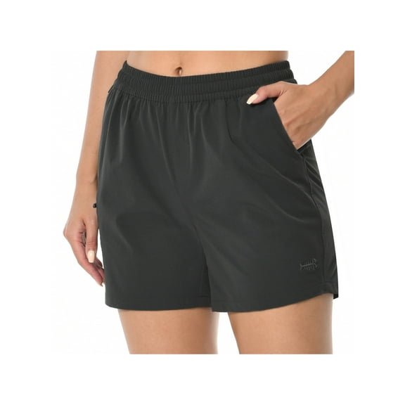 Women’s 5” Fishing Hiking Quick Dry Cargo Shorts with Zipper Pockets UPF 50  Water Resistant Summer Casual Shorts FP04W