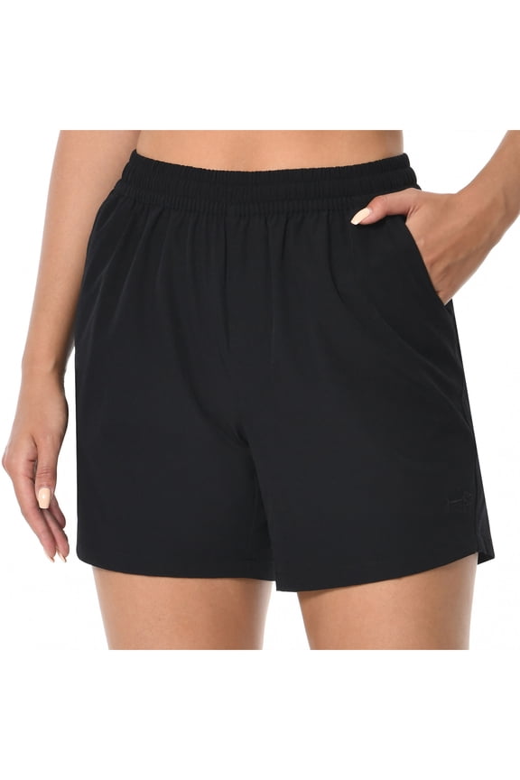 Women’s 5” Fishing Hiking Quick Dry Cargo Shorts with Zipper Pockets UPF 50+ Water Resistant Summer Casual Shorts FP04W