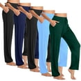 thumbnail image 1 of Women's 5-Pack Loose Fit Classic Lounge Pants (Sizes, S-3XL), 1 of 5