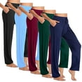 thumbnail image 1 of Women's 5-Pack Loose Fit Classic Lounge Pants (Sizes, S-3XL), 1 of 6