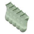 thumbnail image 1 of Women's 5-Pack Ruffled Ankle Socks Ribbed Low Cut Socks Stretchy Fit Soft Daily Socks, 1 of 2