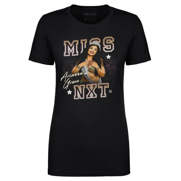 Women's-500 Level  Black Arianna Grace Miss NXT Tri-Blend T-Shirt