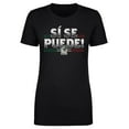 thumbnail image 1 of Women's 500 Level  Black Mexico National Team Si Se Puede  T-Shirt, 1 of 1