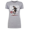 thumbnail image 1 of Women's 500 Level Caiya Hanks Heather Gray Portland Thorns FC Player Bitmap Graphic T-Shirt, 1 of 1