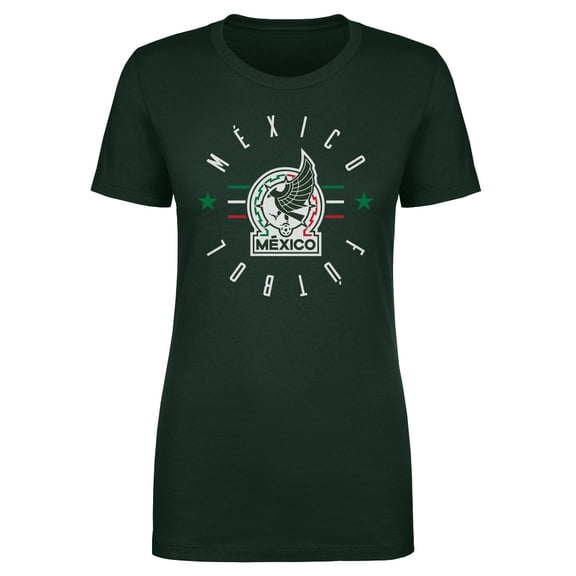 Women's 500 Level Forest Green Mexico National Team Futbol T-Shirt
