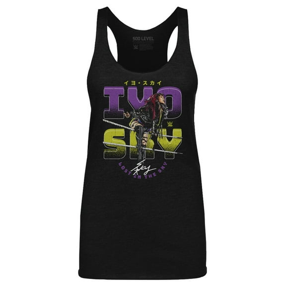 Women's 500 Level Heather Black IYO SKY Ropes Tri-Blend Tank Top