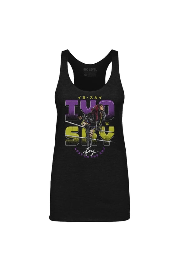 Women's 500 Level Heather Black IYO SKY Ropes Tri-Blend Tank Top