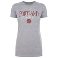 thumbnail image 1 of Women's 500 Level Heather Gray Portland Thorns FC Team Arch Name Graphic T-Shirt, 1 of 1