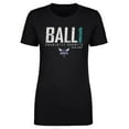 thumbnail image 1 of Women's 500 Level LaMelo Ball Black Charlotte Hornets Elite T-Shirt, 1 of 1