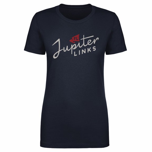 Women's 500 Level Navy Jupiter Links Golf Club Wordmark T-Shirt