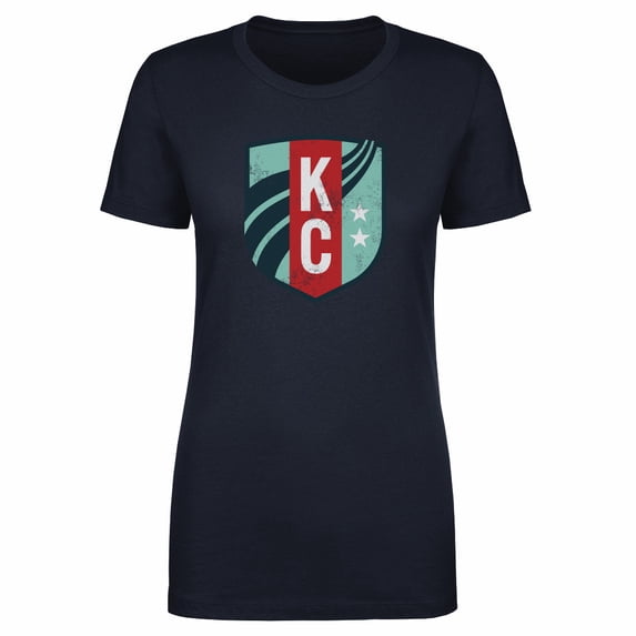 Women's 500 Level Navy Kansas City Current Vintage Primary Logo Graphic T-Shirt
