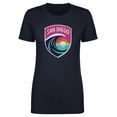 thumbnail image 1 of Women's 500 Level Navy San Diego Wave FC Vintage Primary Logo Graphic T-Shirt, 1 of 1