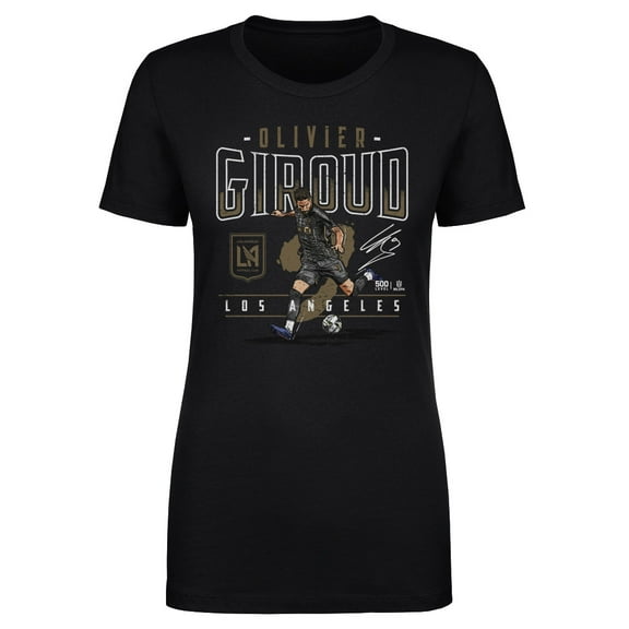 Women's 500 Level Olivier Giroud Black LAFC Feature T-Shirt