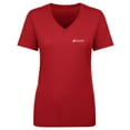 thumbnail image 1 of Women's 500 Level Red Atlanta Drive GC TGL Team Primary Wordmark V-Neck T-Shirt, 1 of 1