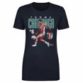 thumbnail image 1 of Women's 500 Level Temwa Chawinga Navy Kansas City Current Player Bitmap Graphic T-Shirt, 1 of 1