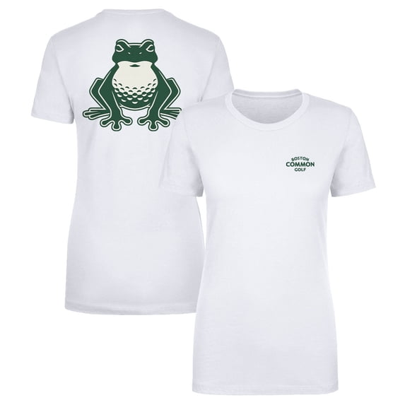 Women's 500 Level White Boston Common Golf TGL Team T-Shirt