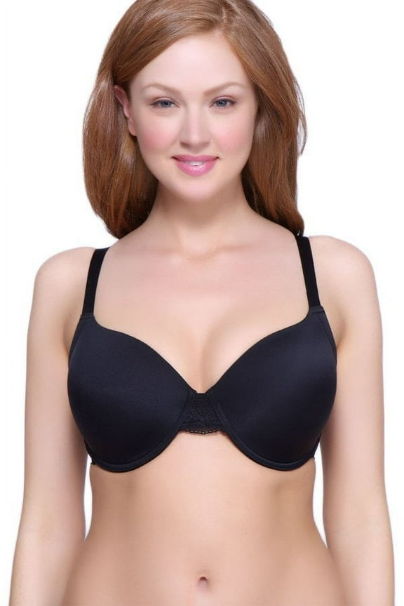 Women's 55107 Molded Micro Cup Lace Trim Bra