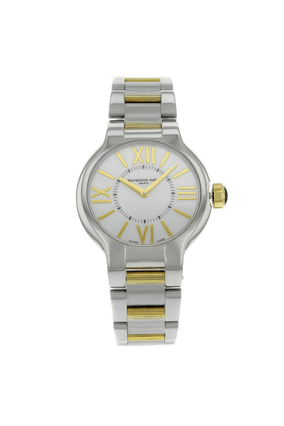 Pre-Owned Women's 5932-STP-00907 Noemia 32 mm Two-Tone Mother-Of-Pearl Dial Watch