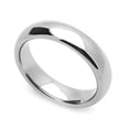thumbnail image 1 of Women's 5MM Comfort Fit Tungsten Carbide Wedding Band Classic Domed Ring (5 to 15), 1 of 3