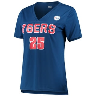 Philadelphia 76ers NBA Men's Ben Franklin Logo Blue Long Sleeve Shirt  / New