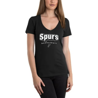 San Antonio Spurs Women's QORE Oversized T-Shirt - Black