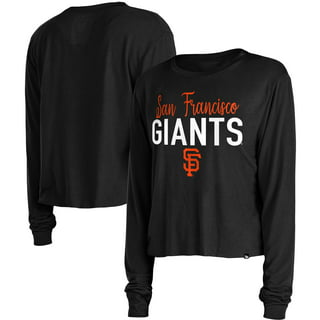 Women's Starter Black/Orange San Francisco Giants Power Move T-Shirt Size: Small