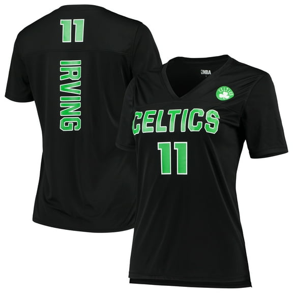 Women's 5th & Ocean by New Era Kyrie Irving BlackBoston Celtics Name and Number T-Shirt