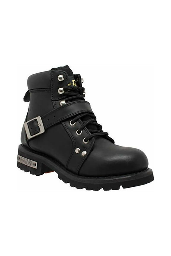 Women's 6" Lace Zipper Boot Black