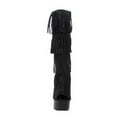 thumbnail image 1 of Women's 6" Micro Suede Western Style Fringe Boot, 1 of 2
