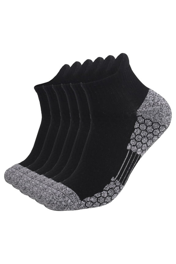 Women's 6 Pack Thickened Towel Bottomed Hiking Socks For Sweat Absorbing Mid Tube Sports Running Socks