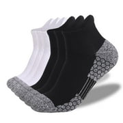 Women's 6 Pack Thickened Towel Bottomed Hiking Socks For Sweat Absorbing Mid Tube Sports Running Socks Mens Socks Calf Length Thigh High Compression Socks Women Athletic Feet Baseball Socks Cold Socks