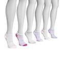 thumbnail image 1 of Women's 6 Pair Pack No Show Compression Arch Socks, 1 of 3
